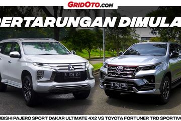 Fortuner 2021 Vs Pajero Sport 2021. Komparasi Pertama Mitsubishi Pajero Sport 2021 VS Toyota Fortuner