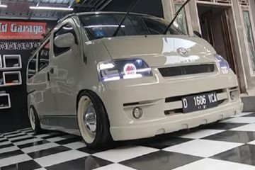 Modifikasi Suspensi Grand Max. Wow, Daihatsu Gran Dandan Ekstrem, Chop Top, Full Body Kit