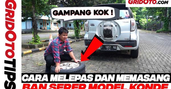 Cara Membuka Ban Serep Terios 2018. Video Baru GridOto Tips, Cara Melepas Ban Serep Daihatsu Terios