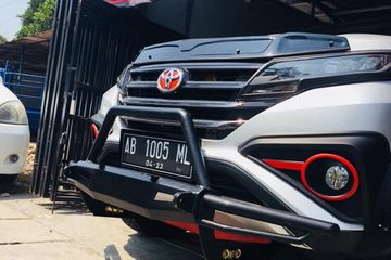 Cara Pasang Bumper Depan Toyota Rush. Pasang Bumper Guard Model Tanduk di Toyota Rush? Segini