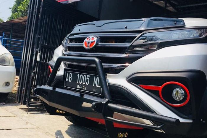 Cara Pasang Bumper Depan Toyota Rush. Pasang Bumper Guard Model Tanduk di Toyota Rush? Segini