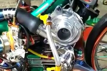 Cara Memasang Turbo Pada Motor. Pakai Turbo, Motor Jadi Bengis, Jahat dan Kejam. Begini