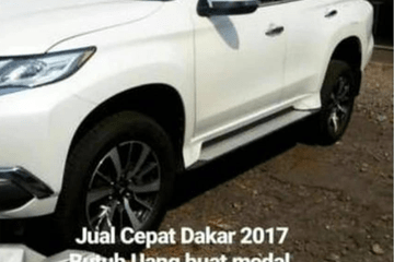 Harga Mobil Bekas Pajero Sport Dakar 2017. Pajero Sport Dakar 2017 Dijual Rp 300 Juta, Cuma 'Lecet' Dikit di