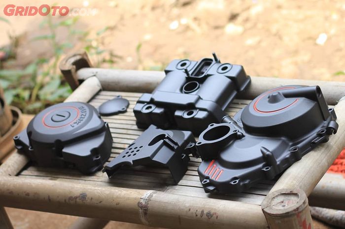 Biaya Cat Blok Mesin Motor. Selain Repaint Pelek, Surya Painting Terima Jasa Powder Coating
