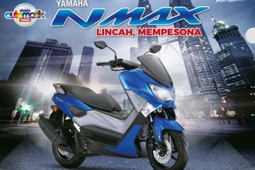 Warna Velg Biru Metalik. Varian Yamaha NMAX Terbaru Ada Yang Pakai Pelek Berwarna