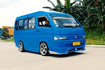 Modifikasi Mobil Carry Minibus. Angkot Hedon Suzuki Carry Modifikasi Bodi dan Kabin Manjakan