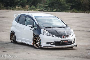 Modif Mobil Honda Jazz. Modifikasi Honda Jazz GE8 Kental Aura JDM, Luar Dalamnya