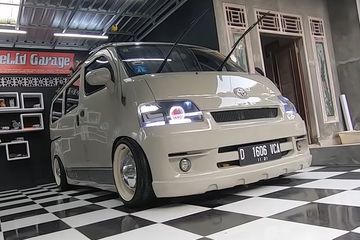 Modifikasi Suspensi Grand Max. Daihatsu Gran Max Gaya Retro Elegan, Chop Top, Kabin Serasa