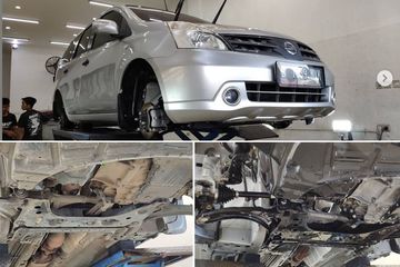 Kelemahan Kaki Kaki Grand Livina. Nissan Grand Livina Rawan di Lower Arm, Sekali Bengkok, Ganti