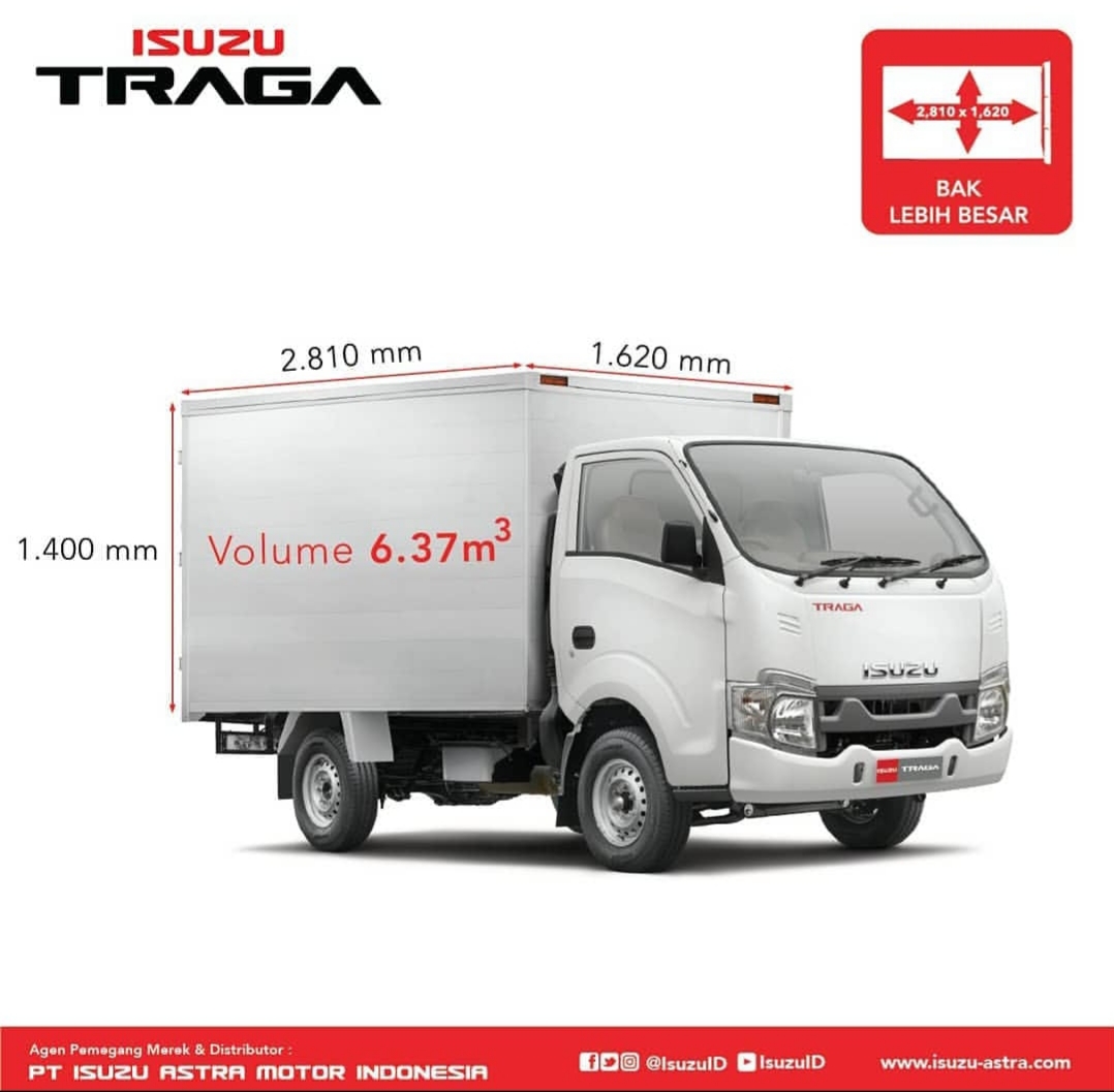 Spesifikasi Isuzu Traga Box. Harga Isuzu Traga Box Baru