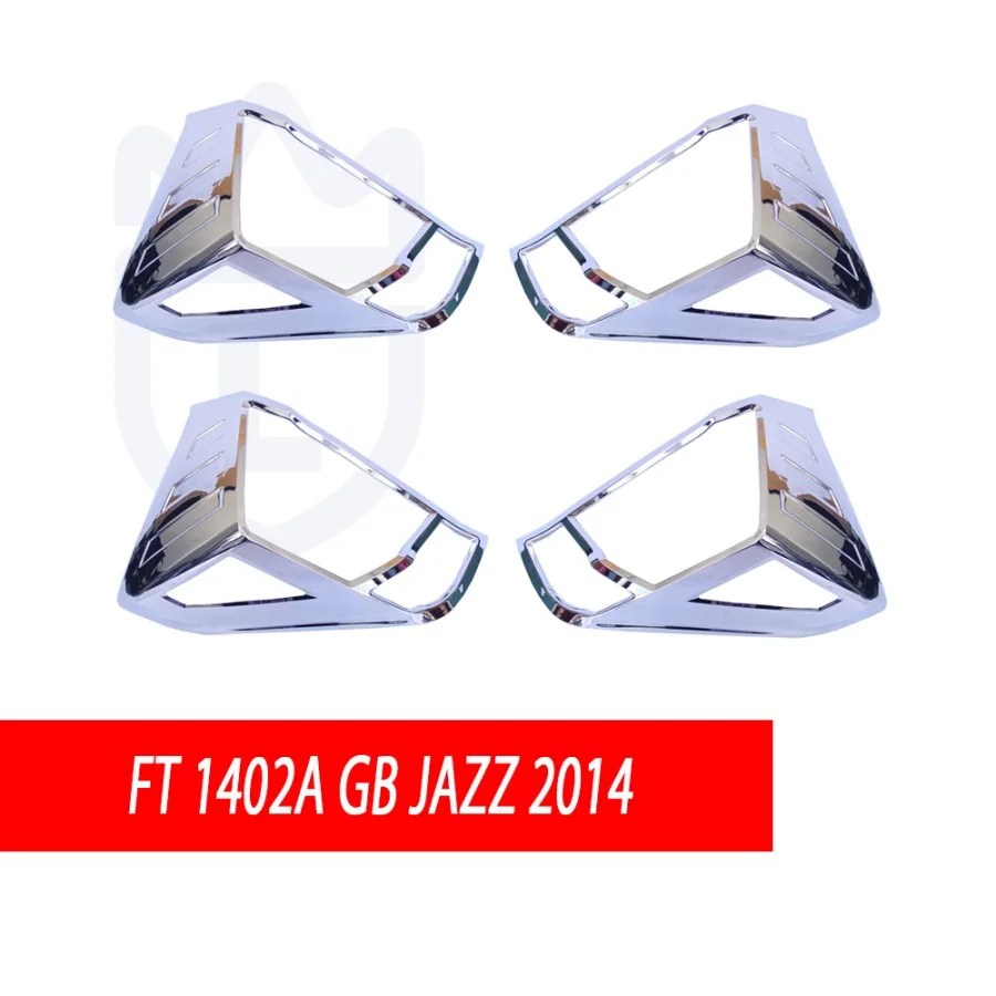 Lampu Belakang Honda Jazz. GARNISH LAMPU BELAKANG HONDA JAZZ 2014 CHROME