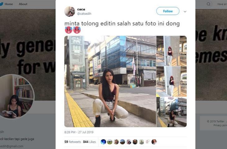 Foto Cewek Cantik Dari Belakang. Cewek Cantik Ini Minta Edit Foto, Netizen Malah Salah Fokus ke