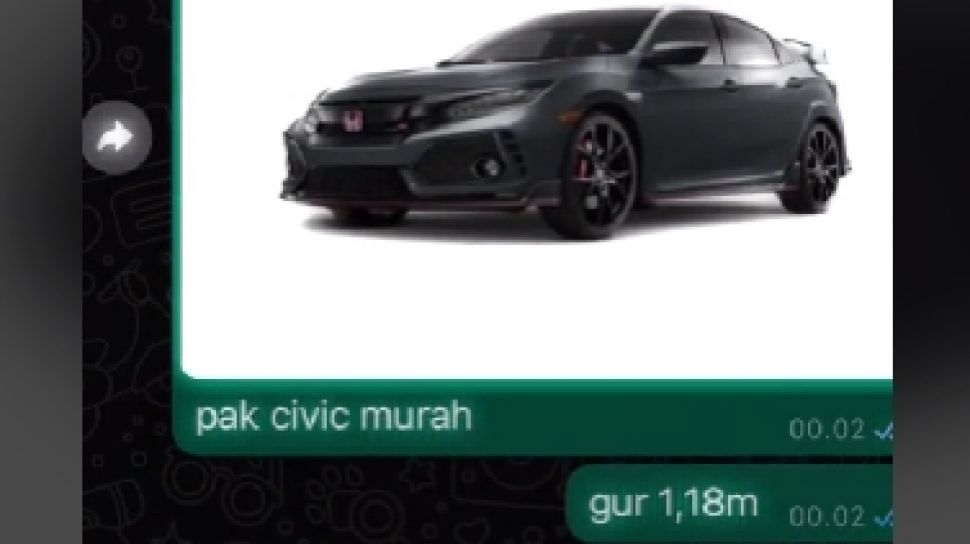 Gambar Mobil Honda Civic. Pemuda Minta Dibelikan Mobil Honda Civic Senilai Rp1,18 M