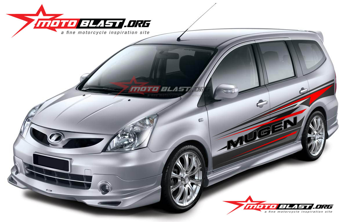 Modifikasi Grand Livina Silver. Car series : Modif striping Mobil grand livina silver !