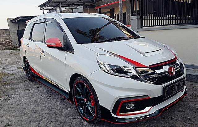 Modifikasi Honda Mobilio Putih. 20 Konsep Modifikasi Honda Mobilio Terbaru