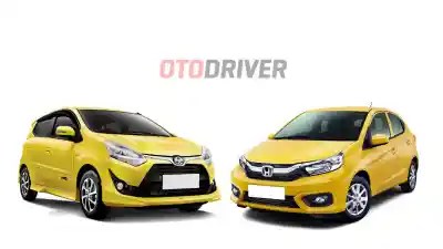 Perbandingan Toyota Agya Dan Honda Brio. Komparasi Spek Toyota Agya TRD VS Honda Brio Satya E CVT