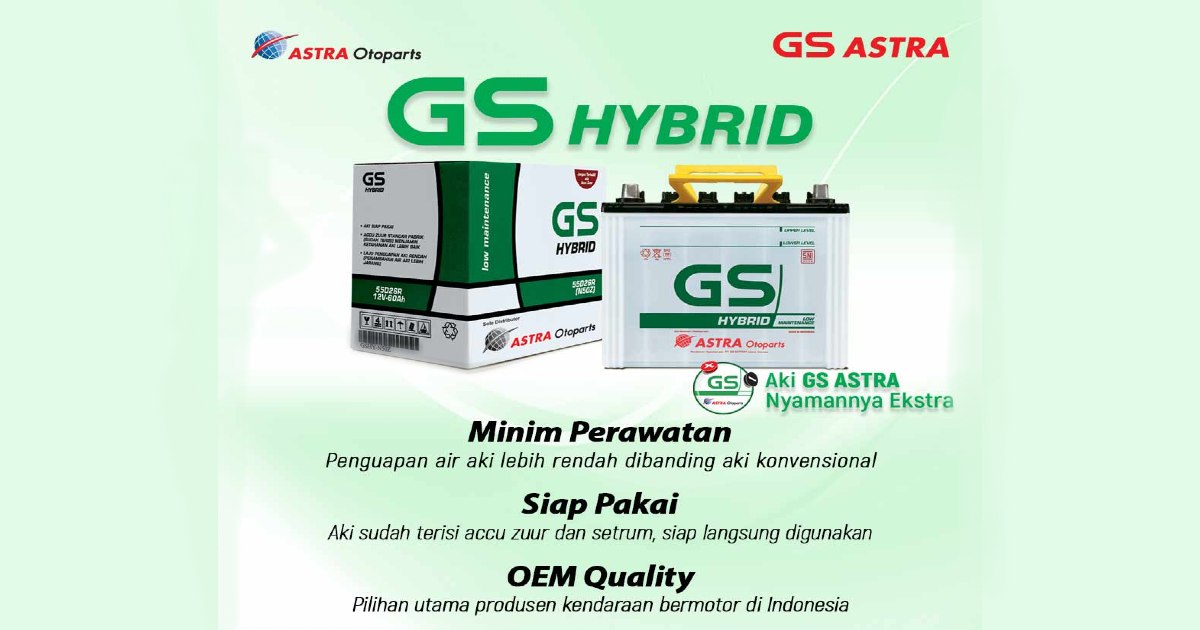 Perbedaan Aki N70 Dan Ns70. Mengenal Aki GS Hybrid, Harga dan Perawatannya