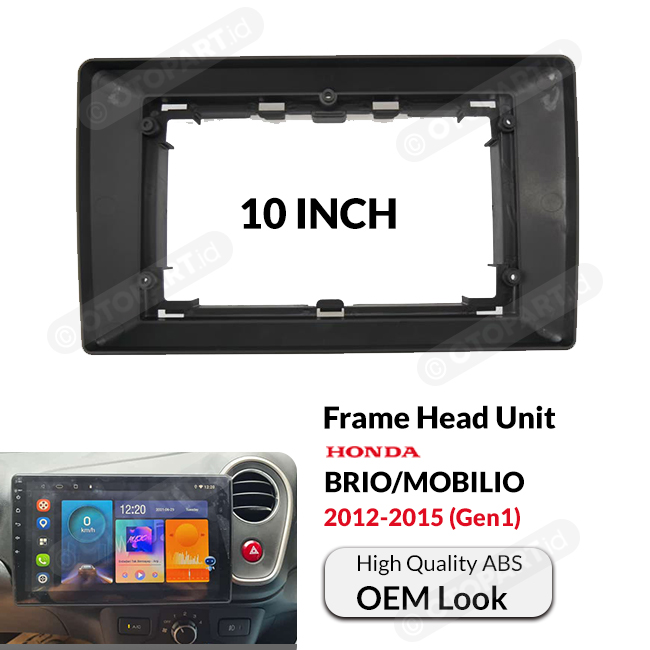 Head Unit Untuk Honda Brio. Frame Head Unit Honda BRIO/MOBILIO Gen 1 (2012-2015) 10