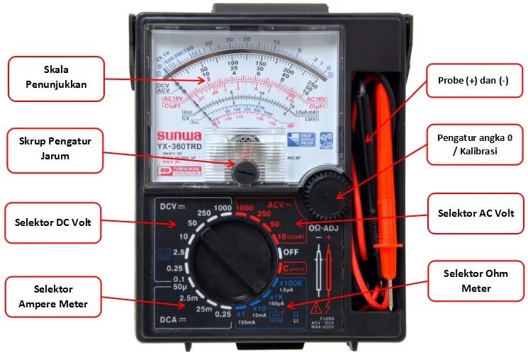 Cara Cek Ampere Aki Dengan Multimeter Digital. Cara Menggunakan AVOmeter/ Multitester