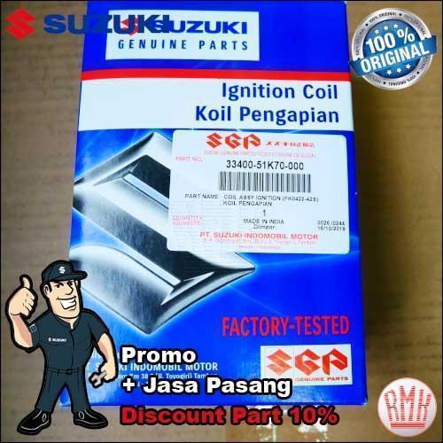 Harga Koil Mobil Suzuki. Ignition Coil,Beli Dengan Jasa Pasang Diskon 10%