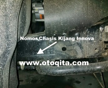 Letak Nomor Mesin Xenia 2015. Letak Nomor Mesin dan Nomor Rangka Toyota Kijang Innova