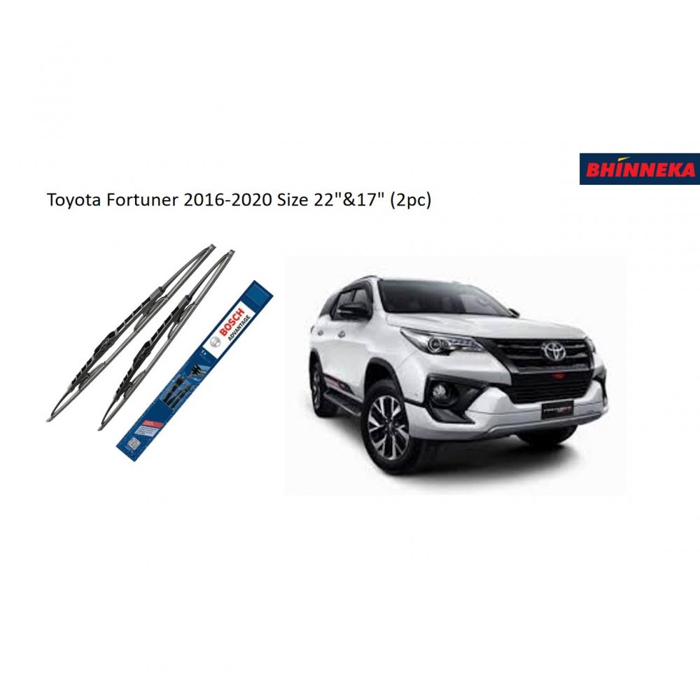 Mobil Toyota Fortuner Terbaru 2016. √ Harga BOSCH Advantage Wiper for Toyota Fortuner 2016-2020