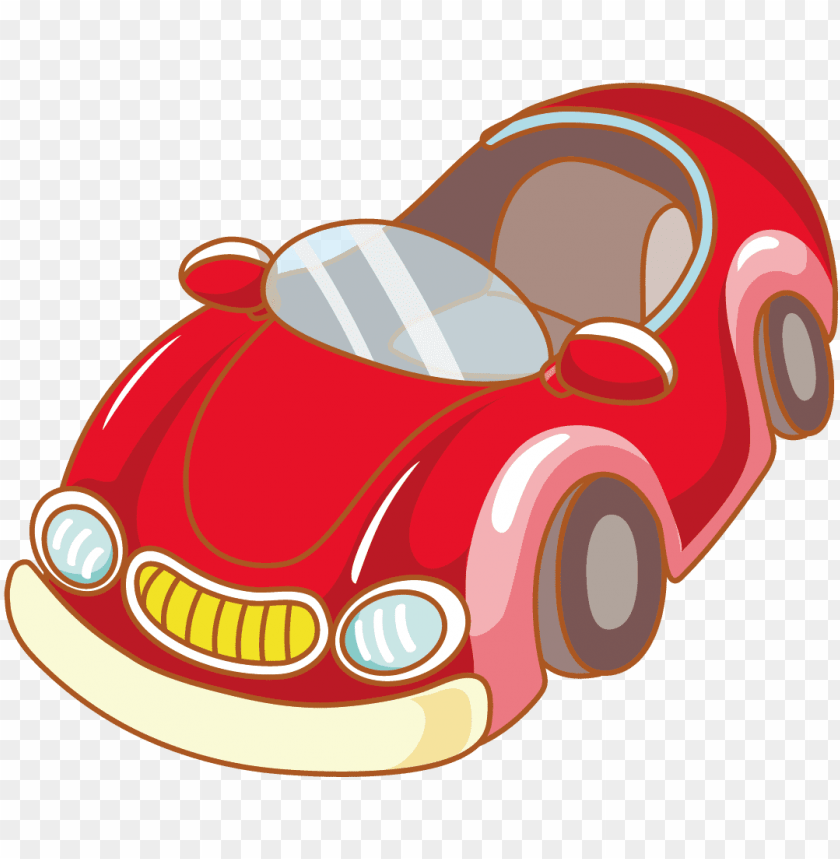 Car Gambar Mobil Kartun. red sports car vector material