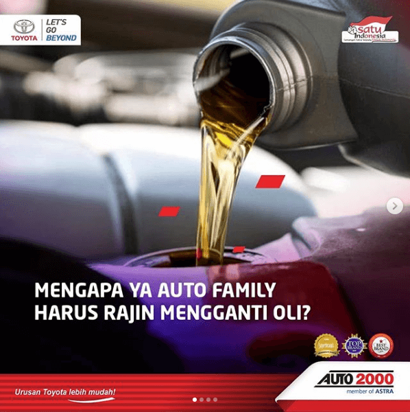 Biaya Ganti Oli Matic Yaris Auto 2000 Kediri. Kenapa Harus Rajin Ganti Oli ???