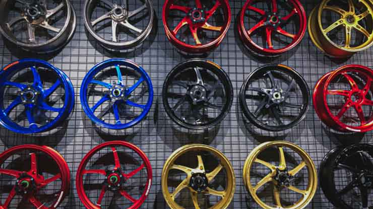 Kombinasi Warna Velg Motor. 10 Warna Velg Yang Cocok Untuk Motor Merah : Matic, Bebek & Sport