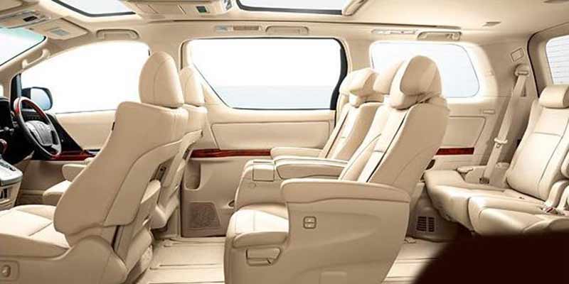 Tempat Duduk Mobil Alphard. Toyota Alphard ( 7 Tempat Duduk )