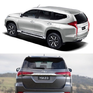 All New Pajero Sport 2016 Vs All New Fortuner 2016. 3 Perbedaan Tampilan Luar Toyota All New Fortuner dan Mitsubishi