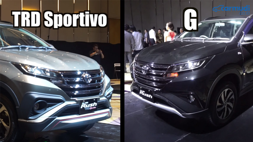 Perbedaan Toyota Rush G Dan S. 10 Perbedaan Toyota Rush Tipe G dan TRD Sportivo