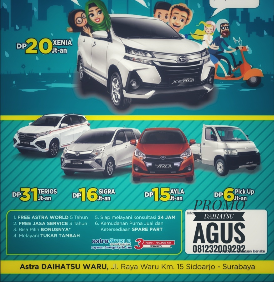 Harga Mobil Xenia Baru Kredit Di Surabaya. Promo Daihatsu Surabaya Sidoarjo 2020