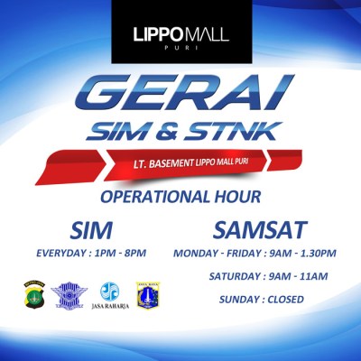 Gerai Sim Lippo Mall Puri. Jadwal SIM Corner Lippo Mall Puri