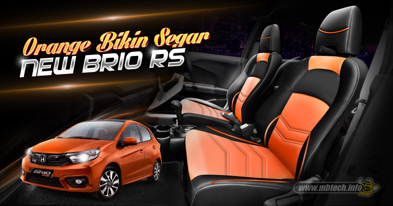 Interior All New Brio. Orange Bikin Segar New Brio RS