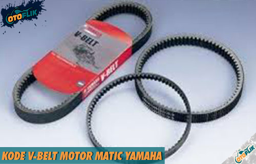 Tabel Ukuran V Belt Type A. 25 Kode V-Belt Motor Matic Yamaha : Mio, Fino, Nmax & Aerox