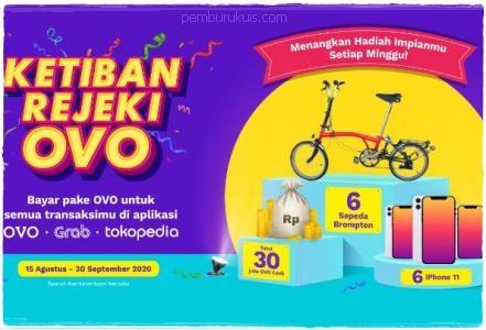 Cara Pakai Kupon Undian Xpander Tokopedia. Promo Ketiban Rejeki OVO Berhadiah Sepeda Brompton