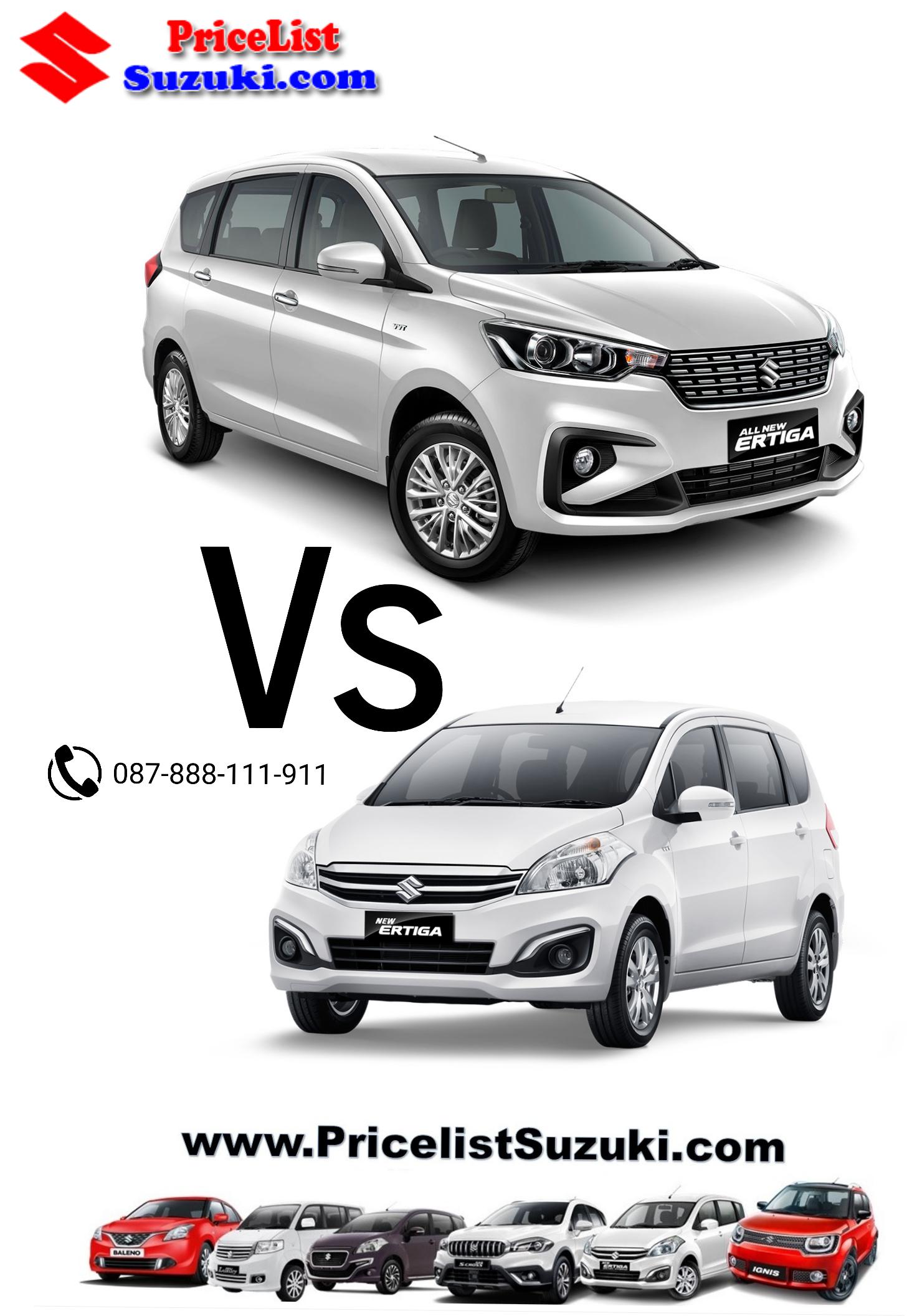 Ertiga Lama Vs Ertiga Baru. Perbandingan Suzuki Ertiga Lama Dengan Ertiga Urban Mpv Terbaru