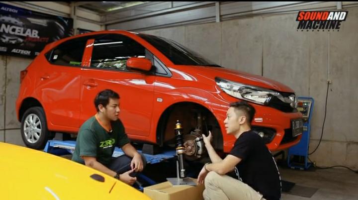 Cara Buat Ceper Honda Brio. Inspirasi Upgrade Suspensi Honda Brio, Pakai Coilover Agar