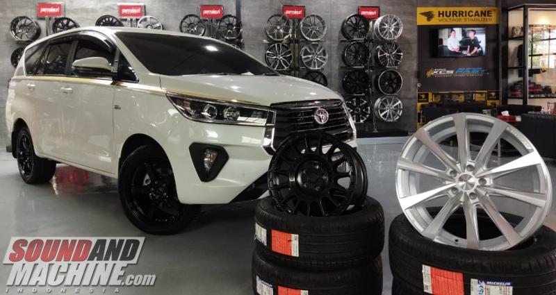 Innova Reborn Modif Offroad. Upgrade Toyota Kijang Innova: Ganti Pelek Diamater Besar yang