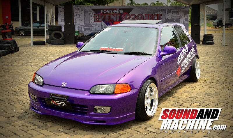 Honda Civic Estilo Modifikasi Jdm. Modifikasi Honda Civic Estilo : JDM Purple Power