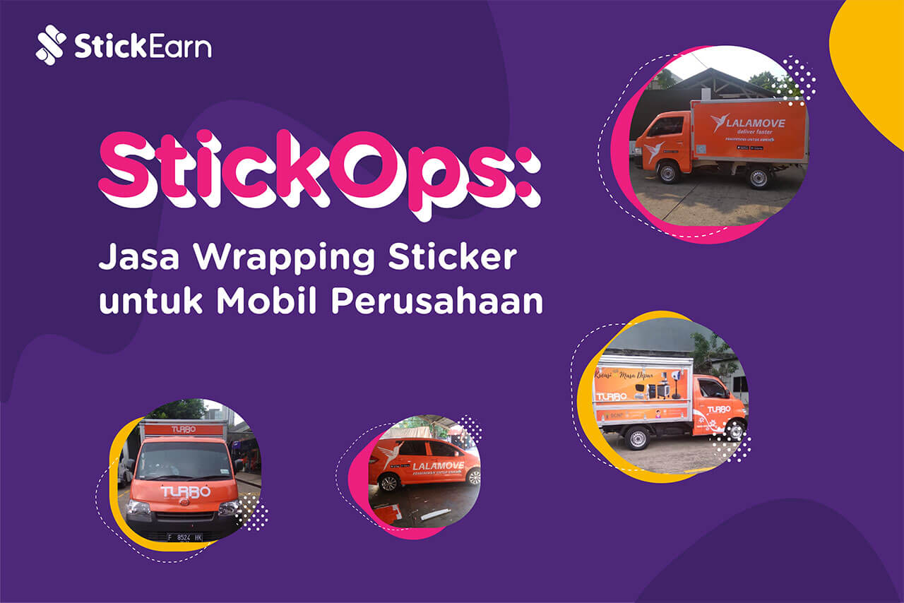 Stiker Promosi Di Mobil. StickOps: Wrapping Sticker Mobil Perusahaan